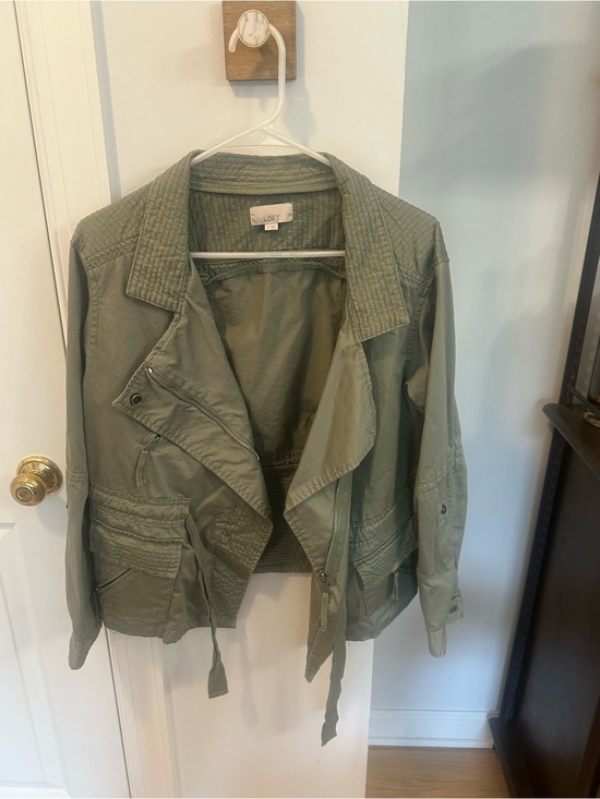 LOFT Jackets & Blazers - LOFT Olive Utility Jacket for Women